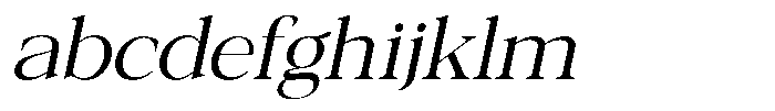 Galnery Slanted FONT