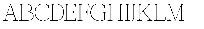 Galnery Thin Condensed Font UPPERCASE