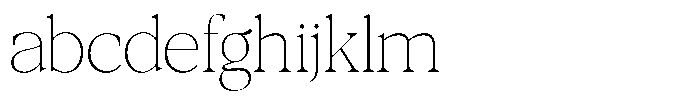 Galnery Thin Condensed FONT