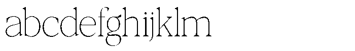 Galnery Thin Extra Condensed FONT
