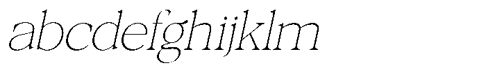 Galnery Thin Semi Condensed Slanted FONT