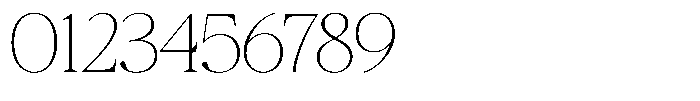 Galnery Thin Semi Exp Font OTHER CHARS