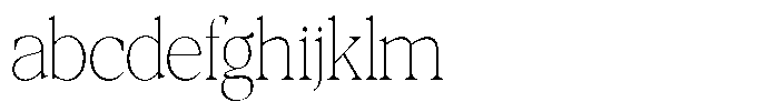 Galnery Thin Ultra Condensed FONT