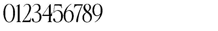 Galnery Ultra Condensed Font OTHER CHARS