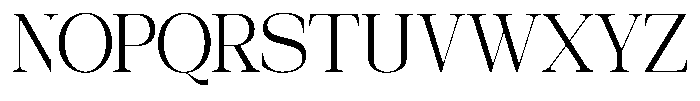 Galnery Ultra Condensed Font UPPERCASE