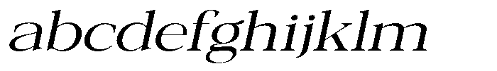 Galnery Ultra Exp Slanted FONT