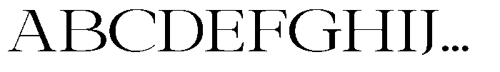 Galnery Ultra Exp Font UPPERCASE