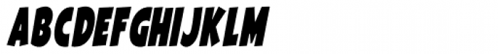 Galpon Black Condensed Italic Font UPPERCASE