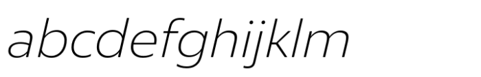 Galvani Extralight Italic FONT