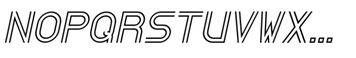 Galvantur Grand Light Oblique Font LOWERCASE