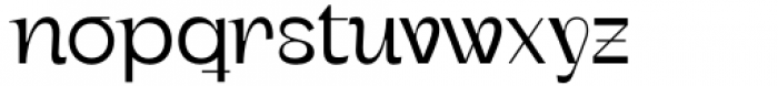 Galvitra Thin Font LOWERCASE
