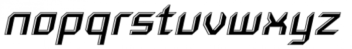 Gama Highlight Italic Font LOWERCASE