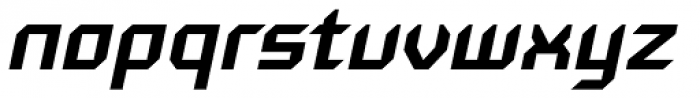 Gama Italic Font LOWERCASE