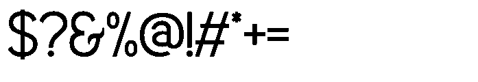 Gamaline Font OTHER CHARS
