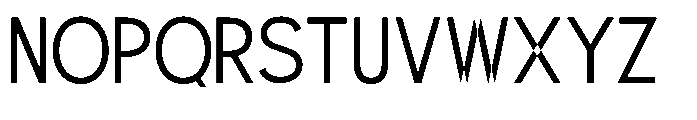 Gamaline Font UPPERCASE