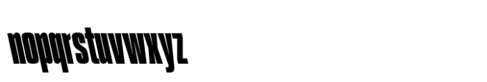 Gaman Pro Backslant Black Font LOWERCASE