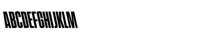 Gaman Pro Backslant Bold Font UPPERCASE