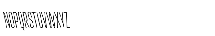 Gaman Pro Backslant Light Font UPPERCASE