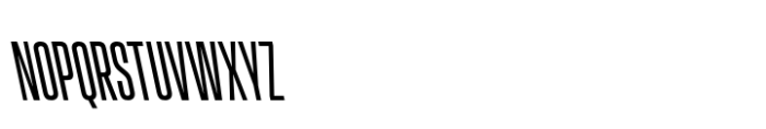 Gaman Pro Backslant Regular Font UPPERCASE
