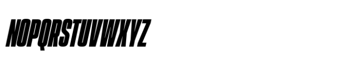 Gaman Pro Black Italic Font UPPERCASE