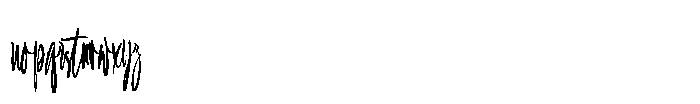 Gambathe Faster Font LOWERCASE