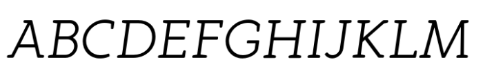 Gambero Extra Light Italic Font UPPERCASE