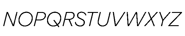 Gamble 300 Italic Font UPPERCASE