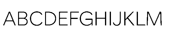 Gamble 300 Font UPPERCASE