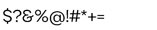 Gamble 400 Font OTHER CHARS