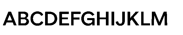 Gamble 500 Font UPPERCASE