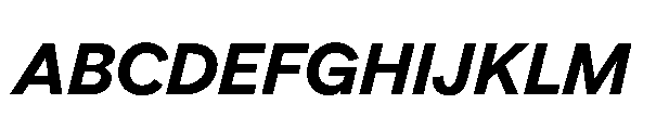 Gamble 600 Italic Font UPPERCASE