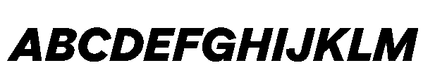 Gamble 700 Italic Font UPPERCASE