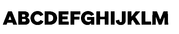 Gamble 700 Font UPPERCASE