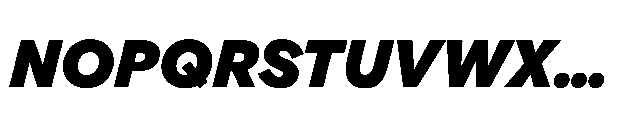 Gamble 800 Italic Font UPPERCASE