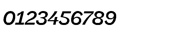 Gamble SQ 500 Italic Font OTHER CHARS