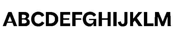 Gamble SQ 600 Font UPPERCASE