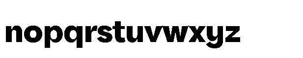 Gamble SQ 700 Font LOWERCASE