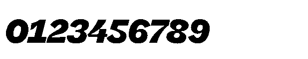 Gamble SQ 800 Italic Font OTHER CHARS