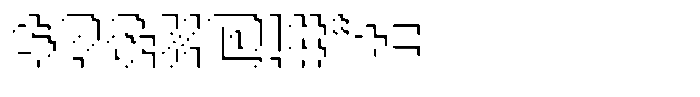 Gamebrick Line Font OTHER CHARS