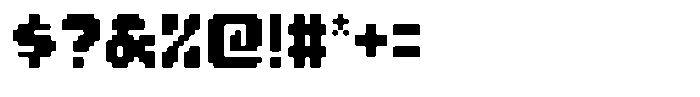 Gamebrick Regular Font OTHER CHARS