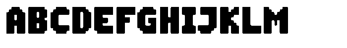 Gamebrick Regular Font UPPERCASE