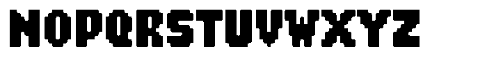 Gamebrick Regular Font UPPERCASE