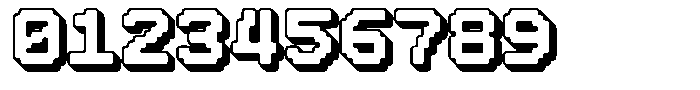 Gamebyte Extrude Font OTHER CHARS