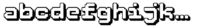 Gamebyte Extrude FONT