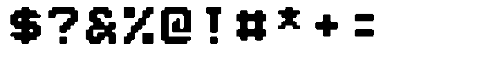 Gamebyte Regular Font OTHER CHARS