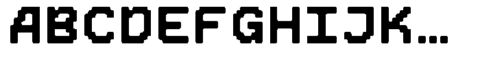 Gamebyte Regular Font UPPERCASE