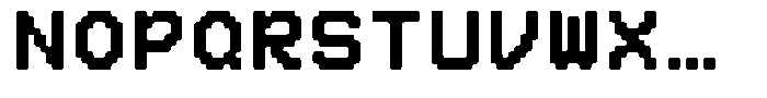 Gamebyte Regular Font UPPERCASE