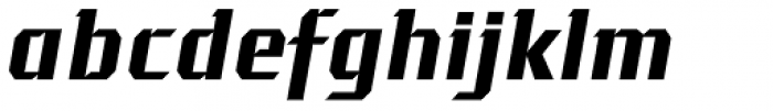 Gamer Light Italic Font LOWERCASE