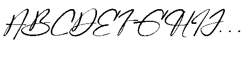 Gamlowfei Italic Font UPPERCASE