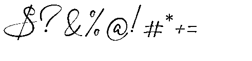 Gamlowfei Regular Font OTHER CHARS